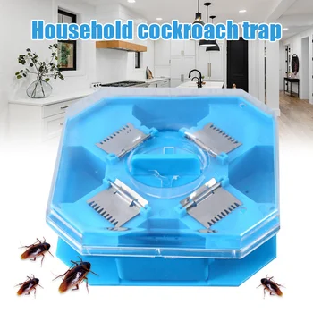 

Newest Cockroach Trap Box Roach Killer Pet Safe Reusable Non-Toxic Eco-Friendly Kitchen Cockroach Catcher Trap