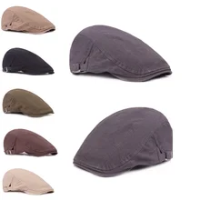 Мужская Ретро Повседневная шляпа плюща лето зима Гольф газетчик вождения таксиста плоская кепка