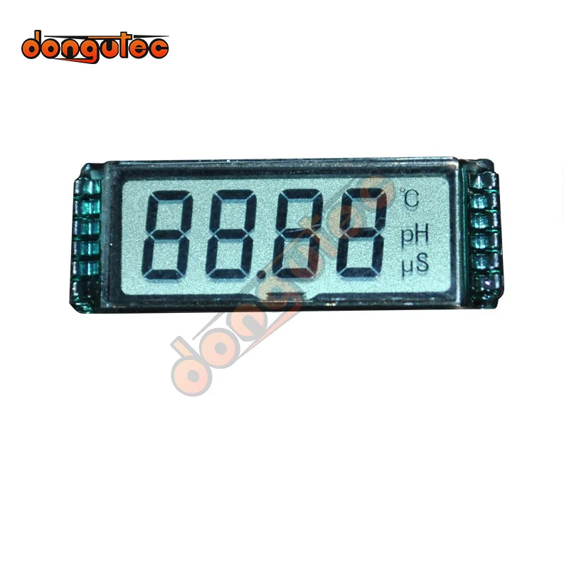 12PIN TN Positive Small Size 4-Digits Segment LCD Panel No Backlight