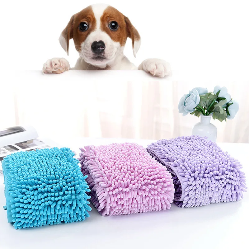 

Newly Dog Bath Towel Pet Fast Drying Towels Multipurpose Ultra Absorbent Blankets Soft Bathing Towel