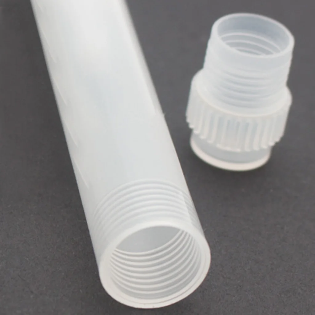 Clear Plastic Round Tips 3mm Flat Tip Watercolor Oil Acrylic Paints Marker Pen Empty Tube Ink Fountain Refill Pen