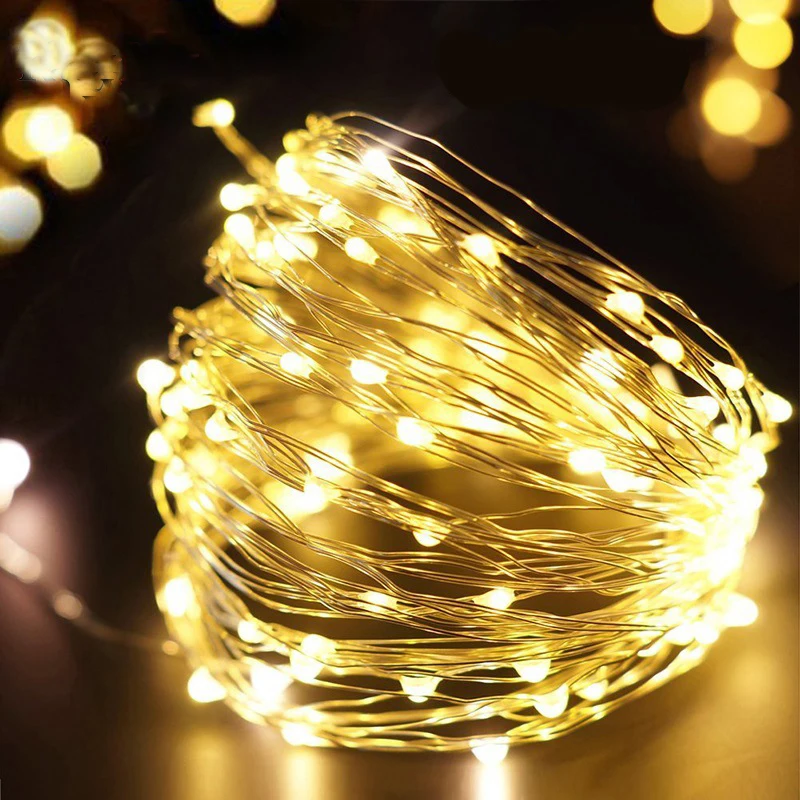 

Christmas Decoration For Home 1M/2M/3M/10M Xmas Led Light String Ornaments Christmas Decoration For Tree Merry Christmas Garland