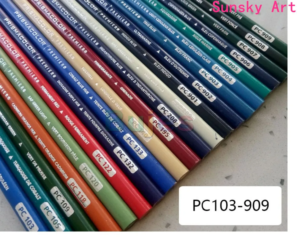 Original prismacolor fluorescence color PC289/195/103/132/208 PC901 oily drawing pencil soft big core Sanford Prismacolor | Канцтовары