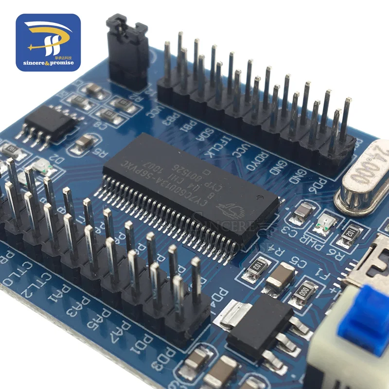 USB материнская плата IEZ FX2LP CY7C68013A макетная логический анализатор I2C Serial и SPI|logic