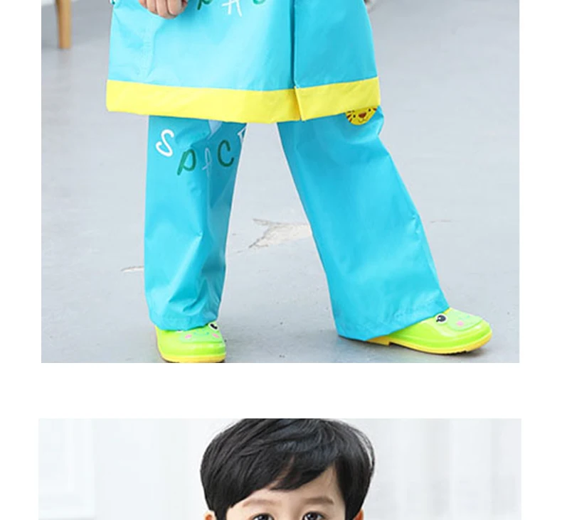 Only Jime/детский Модный водонепроницаемый костюм, плащ с капюшоном, детский Цельный Дождевик с рисунком, дорожный детский дождевик, комплект дождевиков