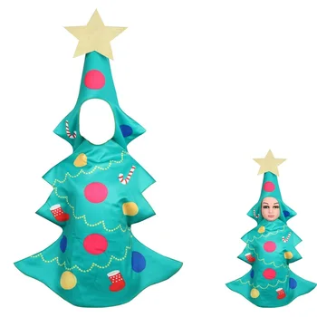

Funny Boys Girls Christmas Trees Role Play Jumpsuit Outfit Kids Halloween Costumes Cosplay Anime Disfraces Kids Dress Up Clothes