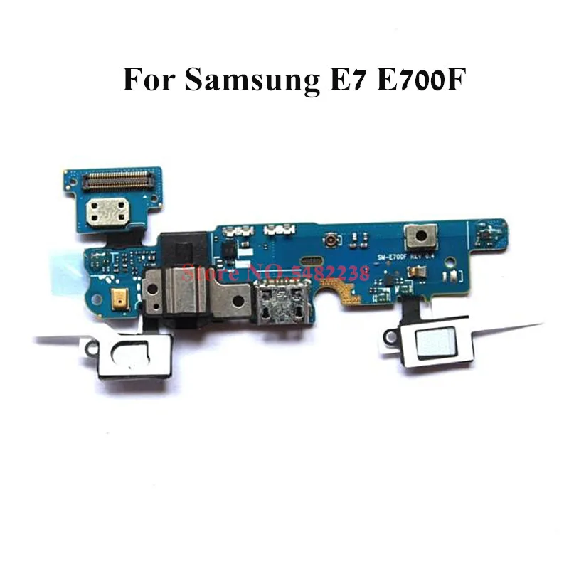 

Original USB Charging Dock Port Flex cable For Samsung E7 E700F SM-E700F Charger plug board+Home Return Sensor Microphone parts