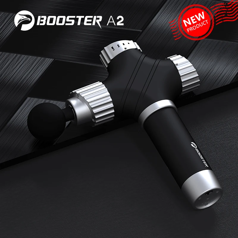 2020 New Handheld Low Noise vibration booster massage gun / muscle relax massager / Percussion Vibrating Muscle Massage Gun