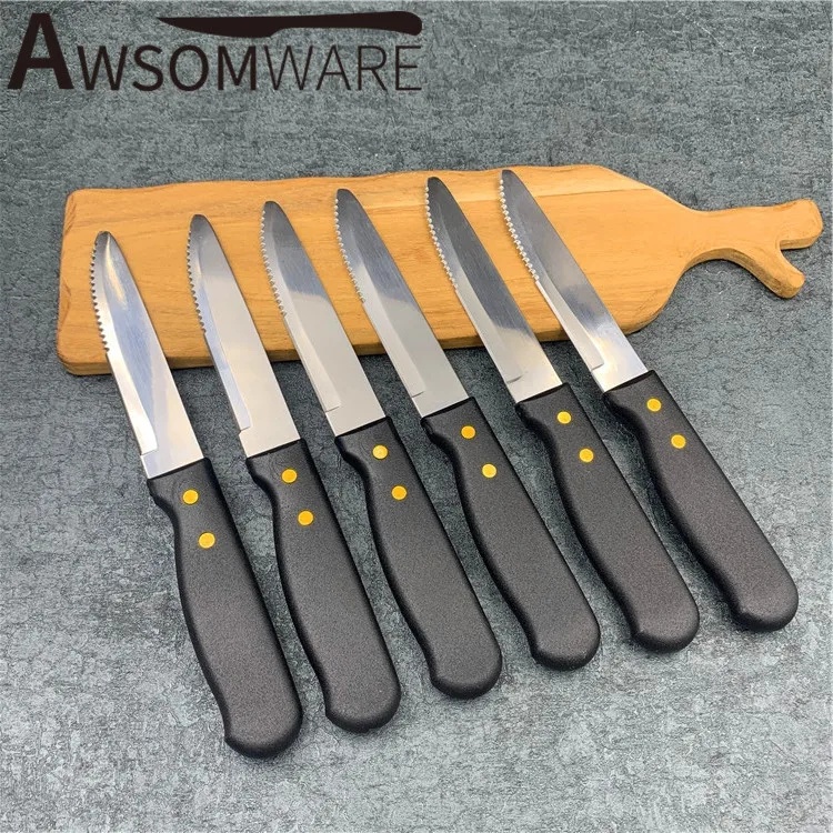 Нож для стейка с большим зубчатым лезвием многофункциональный резак и нож универсальный Cocina ужина кухонные