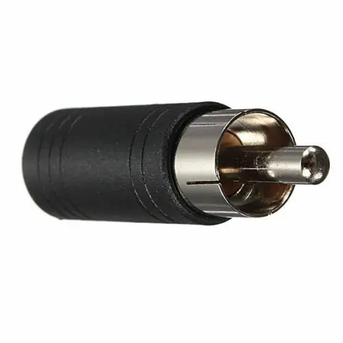 Штекер RCA на гнездо 1/8 3 5 мм аудиоадаптер преобразователь разъем моно к разъему Phono