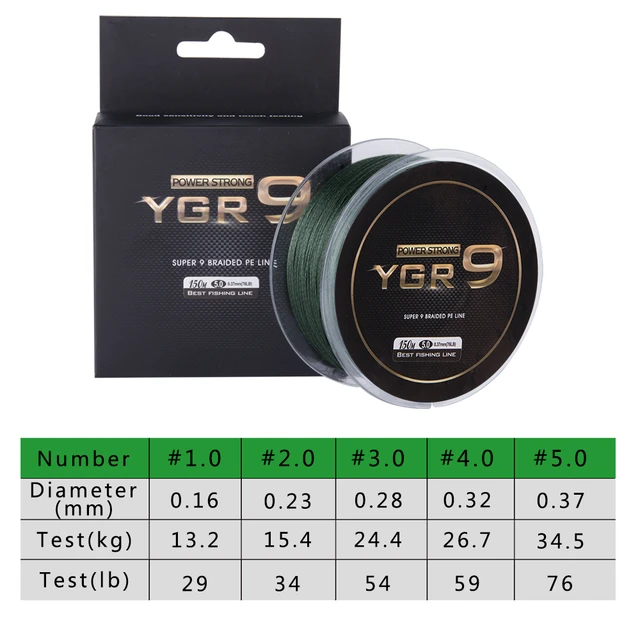 Goture 9 Strands Braided Fishing Line 150M Super Strong 29LB-76LB  Multifilame PE Line Carp Fishing