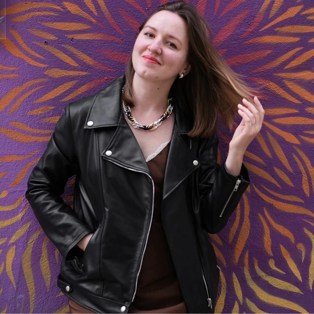 Jacket Lining Deodorize Leather Jacket Maplesteed Women Leather