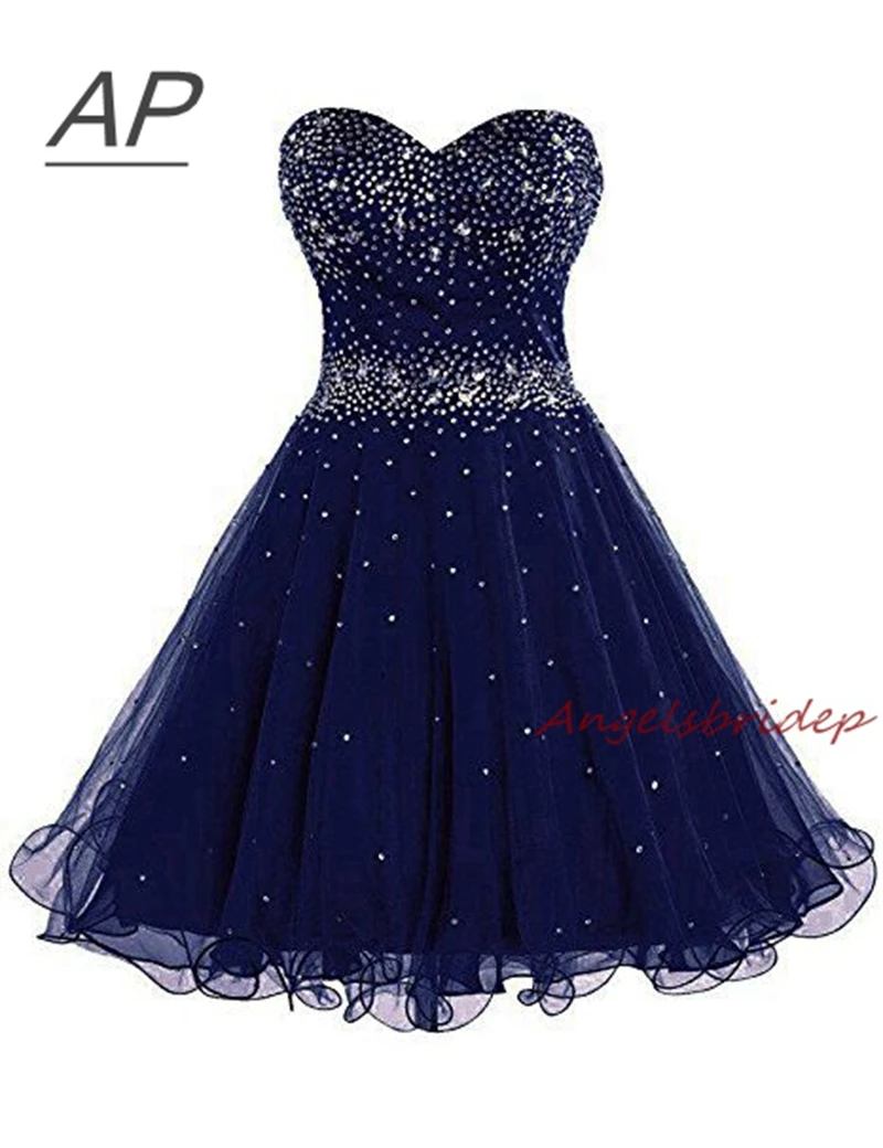 ANGELSBRIDEP-Sparking-Beading-Homecoming-Dress-Vestido-De-Formatura-Curto-Sweetheart-Organza-Short-Graduation-Dresses-Lace-up