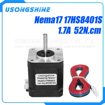 

1Pcs 17HS8401S 4-lead Nema17 Stepper Motor 42 motor 1.5A CNC Laser and 3D printer motors with DuPont line For cnc machine