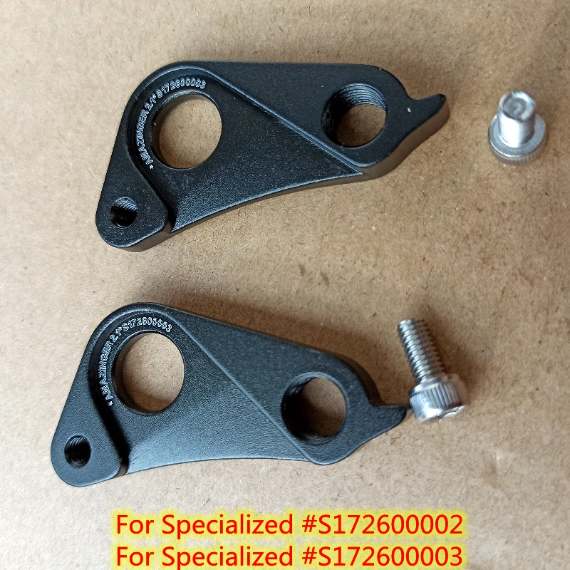 2Pcs Cnc Bike Hook Per Specialized S172600002 Fuse Comp Stompjumper Fsr Epic Camber Enduro Vado Bicicletta Deragliatore Mech Dropout