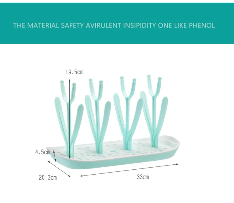 Сушилка для детских бутылочек, подставка для кормления, подставка для бутылочек для новорожденных, полка для очистки, съемная полка для слива бутылочек, стеклянная сушилка для чашек