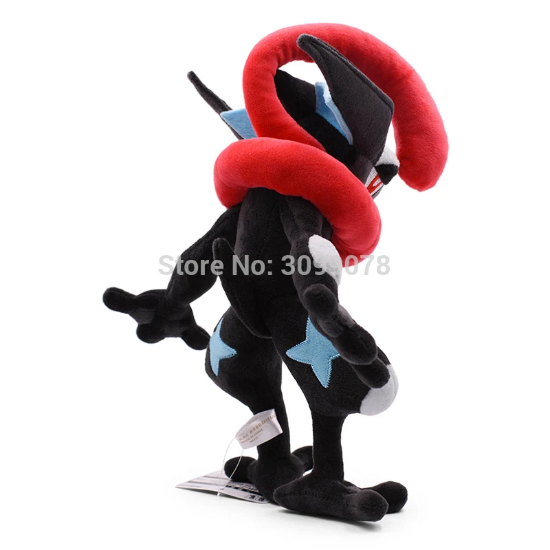Takara Tomy Покемон плюшевые прибыли 25 см черный Greninja блестящая кукла животных милые игрушки Рождество подарки для детей
