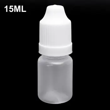 

10Pcs 15ml Eye Drop Bottle Liquid Plastic Drip Bottles Travel Lotion Jar Squeezable Tattoo Ink Container