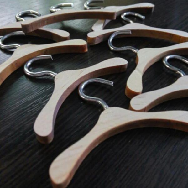 10 шт товары для дома куклы деревянные вешалки для bjd(цвет дерева