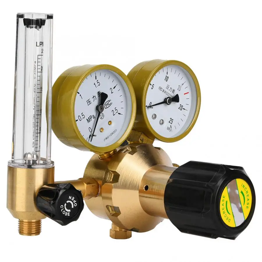 

G5/8 CGA580 Gas Regulator Copper Gas Regulator Gas Pressure Reducer for Oxygen Nitrogen Carbon Dioxide