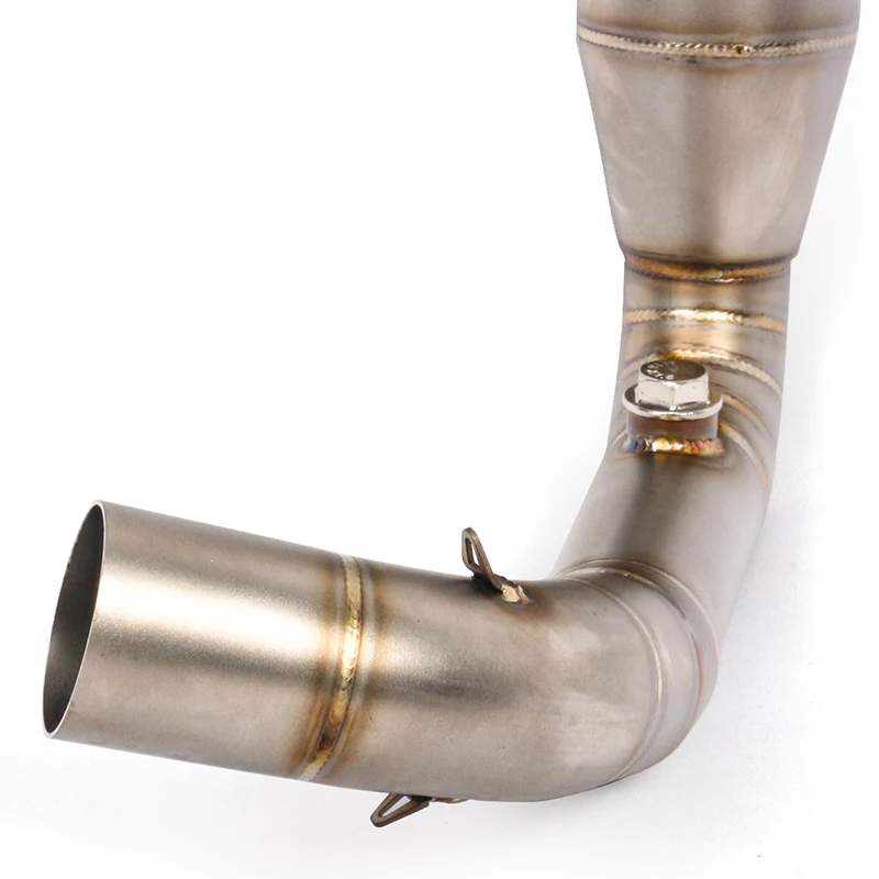 Slip On Motorcycle Exhaust Middle Link Pipe Mid Tube Stainless Steel Exhaust System For BMW G310GS G310R All Years - Image 2