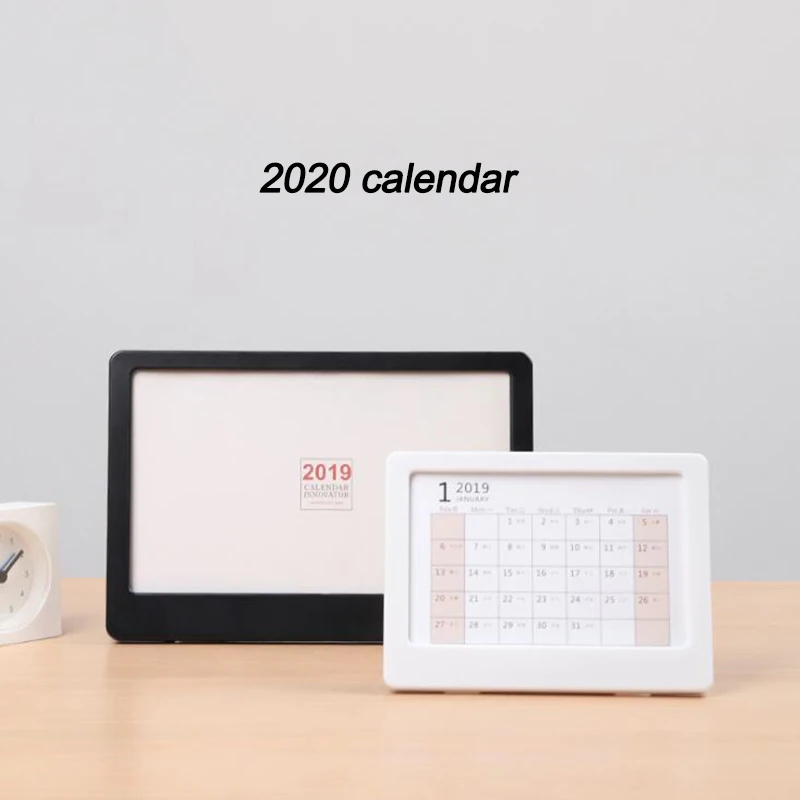 Бумажный календарь, мини-стол, ежедневник, заметки, модный Настольный вечный календарь, kawaii, офисные, школьные принадлежности