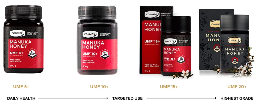 Umf15 + Mgo514 250g para Digestivo Dor de Garganta Original Nova Zelândia Comvita Manuka Mel Sistema Respiratório Saúde Imune Tosse 7 Cheap Bronzeamento corporal