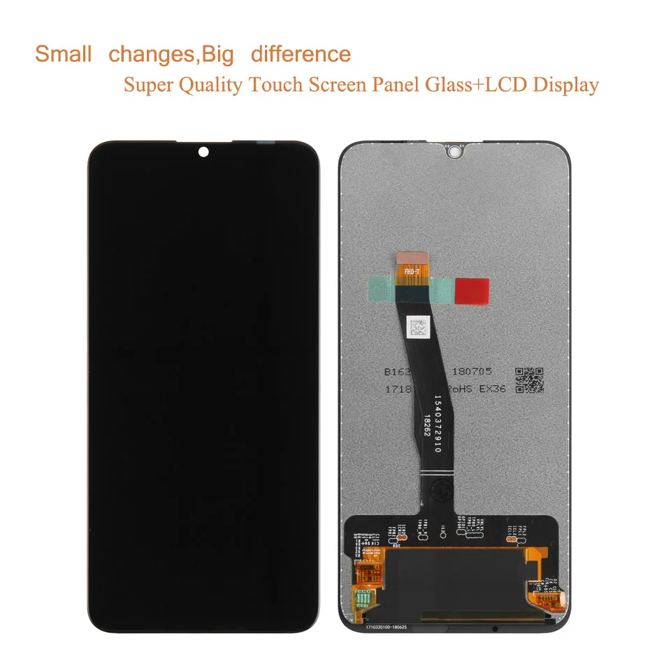 Original For Huawei P Smart 2019 LCD Display Touch Screen With Frame Assembly Complete for Honor 10 Lite LCD Monitor Replacement
