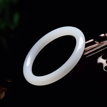 

Xinjiang White Chalcedony bracelets