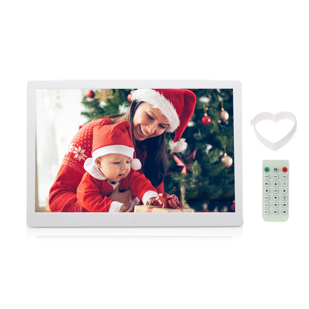 

Andoer 15.6 Inch HD 1920*1080 Full Function Digital Photo Frame Electronic Album Advertising Machine MP3 MP4 Movie with Remote