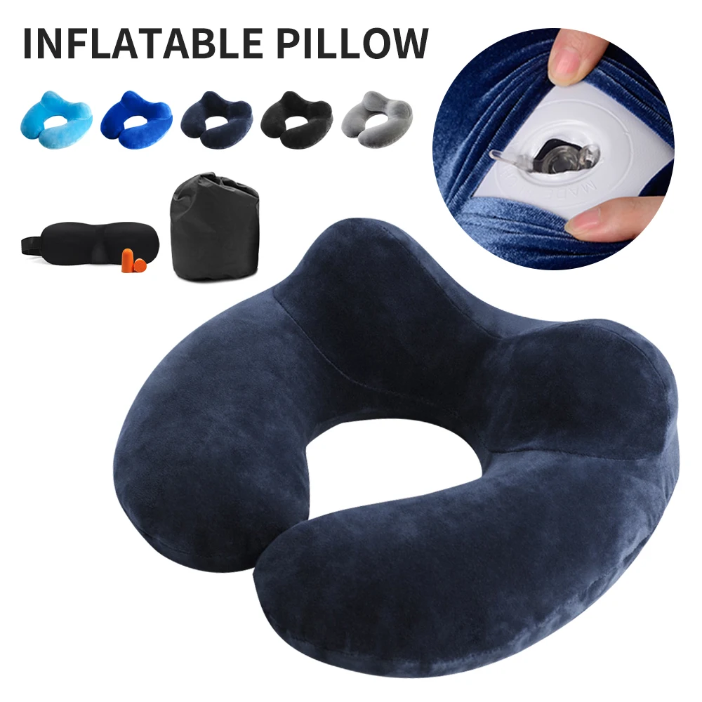 Подушка из пены с эффектом памяти, u-образные подушки для шеи, для самолета, поддержка шеи, аксессуары для путешествий, 4 цвета, удобные подушки для сна, дома