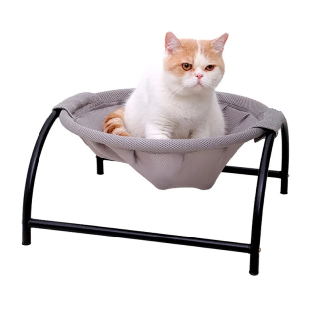 Summer Iron Frame Breathable Pet Hammock Cat And Dog Kennel Pad Hanging Removable And Washable Cat Hammock Overhead Net Bed 1