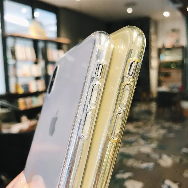 Lovebay карамельный цвет чехол для телефона для iPhone 11 Pro XR 7 8 6 6s Plus X XS Max цвет прозрачный Ультратонкий Мягкий ТПУ задний чехол s