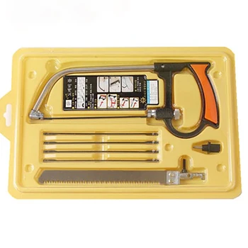 

12 in 1 Portable Hacksaw Set Mini Hand Tool Multi-Function Magic Hand Saw DIY Metal Wood Glass Kit Woodworking Hobby