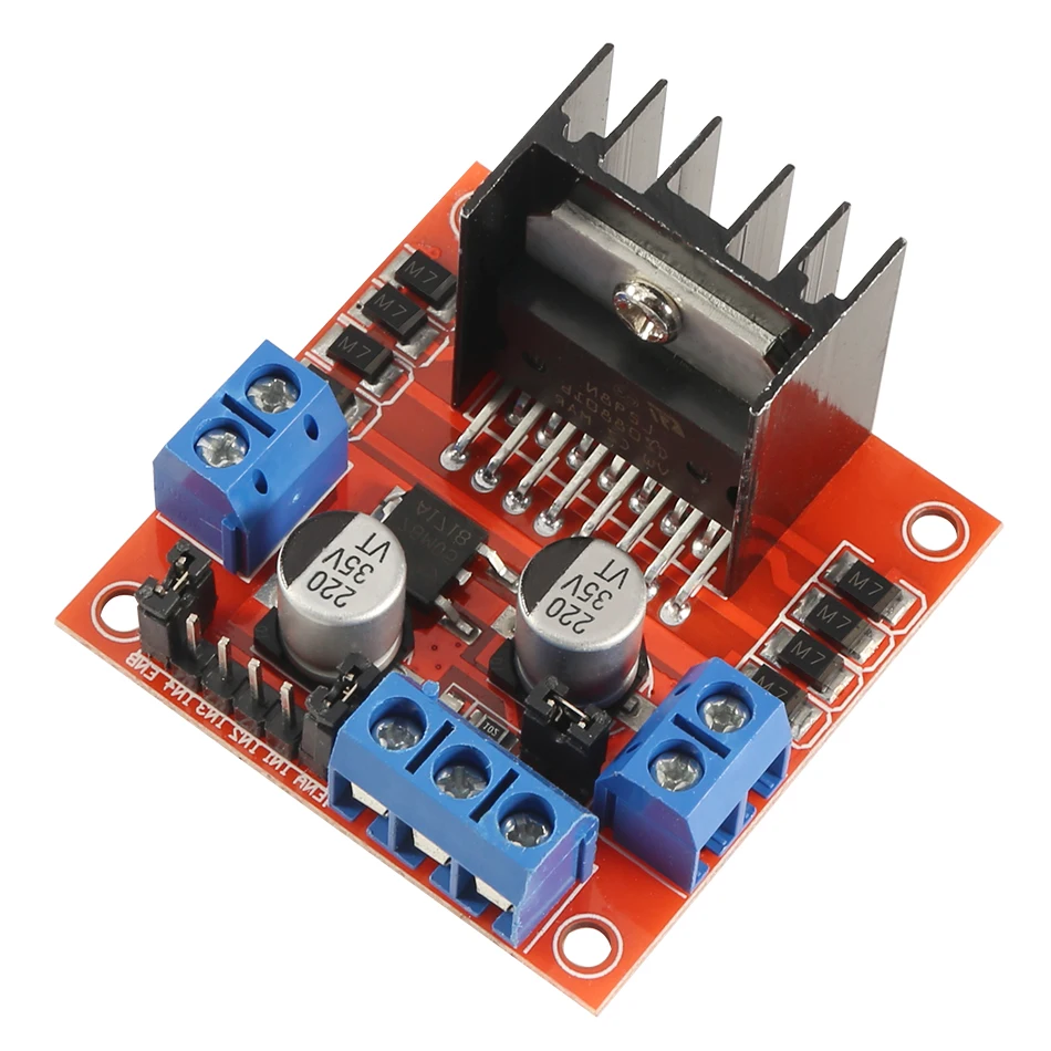 

1pcs L298N driver board module L298 stepper motor smart car robot breadboard peltier High Power