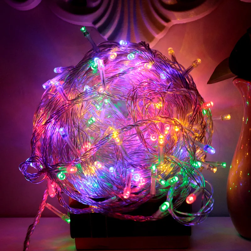 

LED Decoration Colorful Lights String Outdoor Holiday Stars String Lights 10 M 100 M Christmas Tree Colorful Lights Article Whol