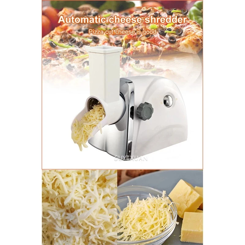 Cheese Slicer Electric Commercial Automatic Shredder mozzarella