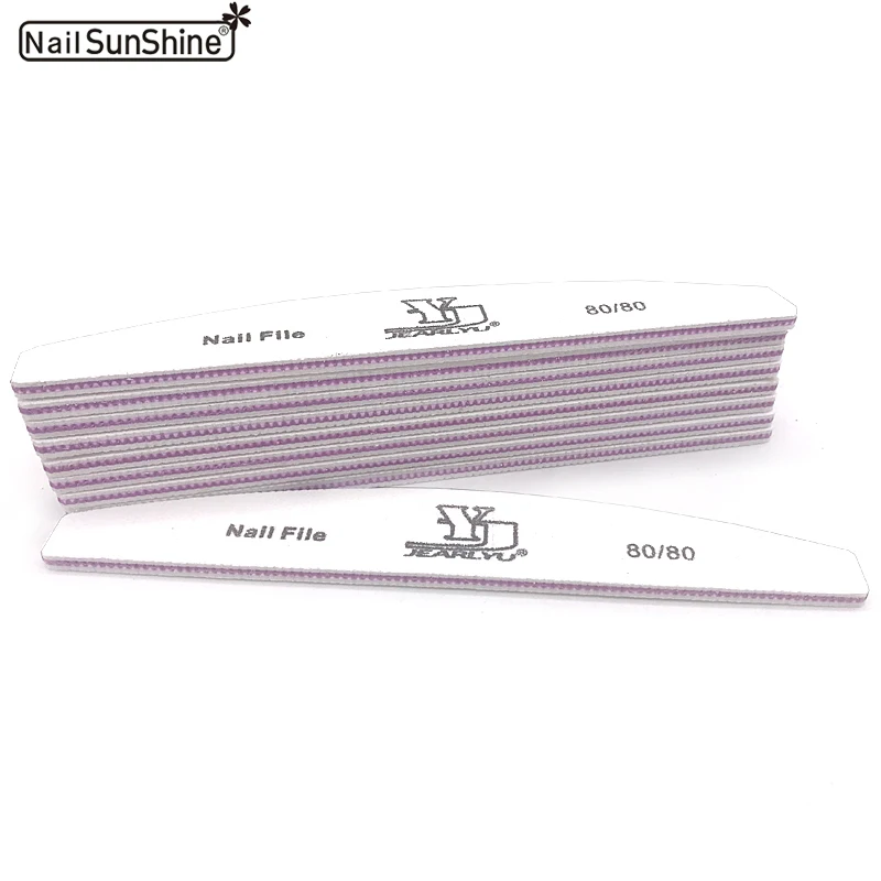 

10Pcs/lot Sandpaper Nail File Buffer Block For Manicure Tools 80/80 Professional Sanding limas manicura Nail Polish Files Tools