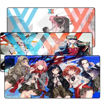 

Darling in the franxx zero Large White Lock Edge Gaming mouse pad Desk Mat for game player Desktop PC Computer Laptop