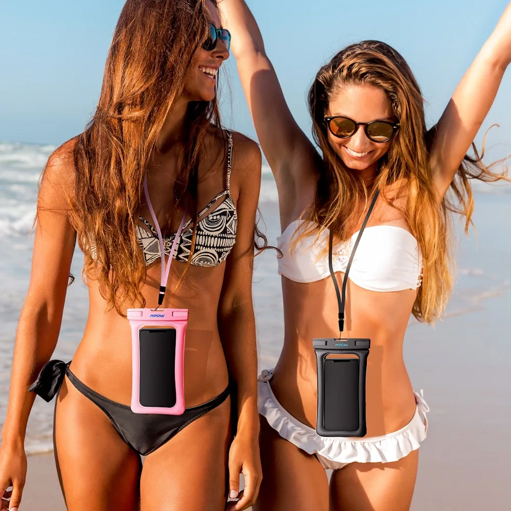 Mpow Waterproof Phone Pouch IPX8 Universal Phone Case Pouch Floatable Dry Bag For iPhone X88plus77plus6s66s Plus Samsung (8)