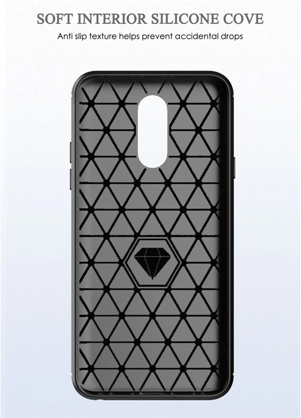 Cover Trasparente Morbida Per LG Q7 + Stilo Omaggio - Custodia In Silicone TPU Flessibile - 3