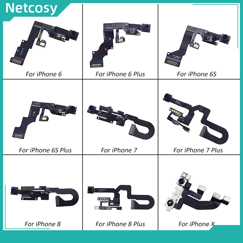 Модуль фронтальной камеры Netcosy гибкий кабель запасная часть для iPhone 6 Plus 6S 7 8 X