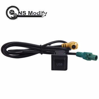 

NS Modify Car USB AUX Switch Cable Harness RCD510 RNS315 For VW Golf MK5 MK6 VI 5 6 CC Tiguan Passat B6 Audio Cable Switch Plug