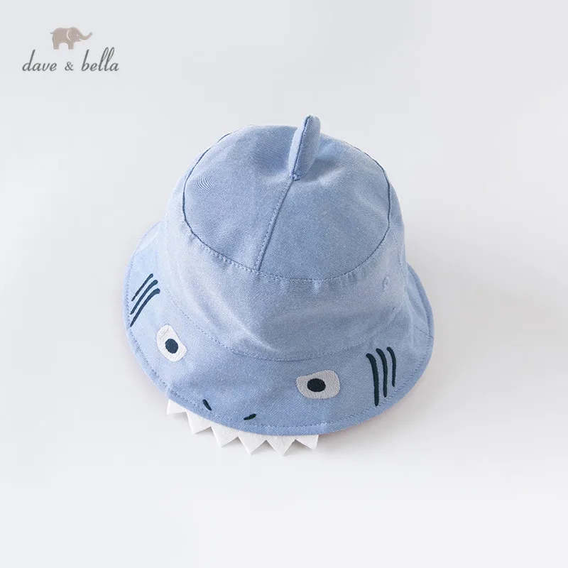 

DBX13774 dave bella summer new born baby boys handsome cartoon light blue hat boys fashion bucket cap