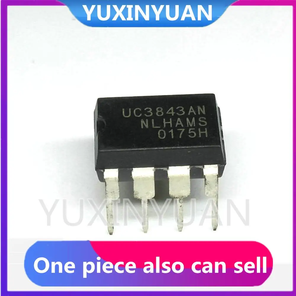 10 шт./лот UC3843AN DIP8 UC3843A DIP UC3843 3843AN DIP-8 UC3843B Новый и оригинальный IC | Электронные
