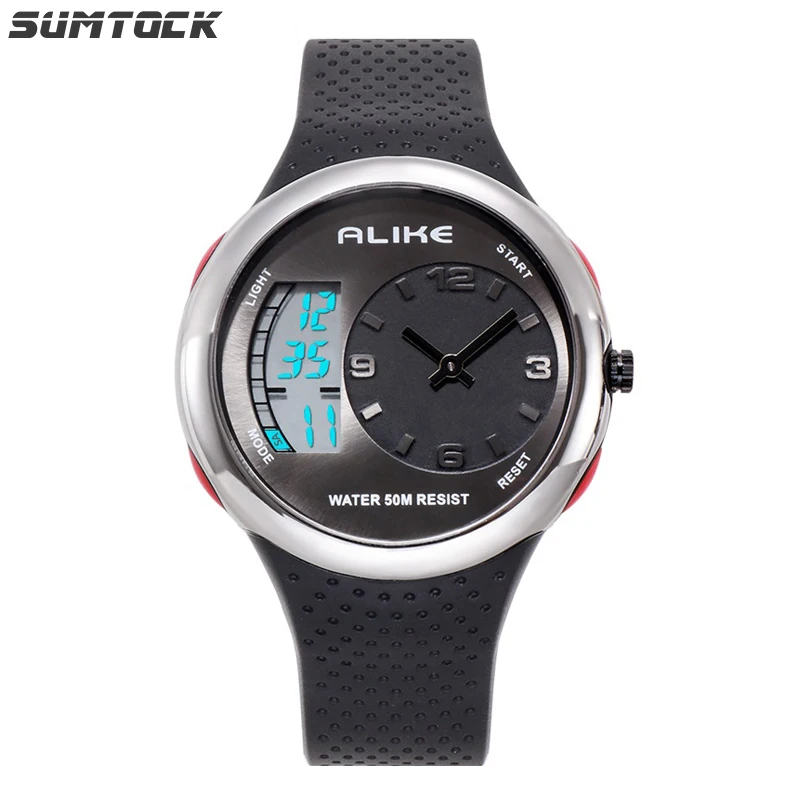 

SUMTOCK Luxury Wrist Watch Men Outdoor Sport Quartz Watches Digital Watch Men Water Resistant Waterproof Watch relogio masculino