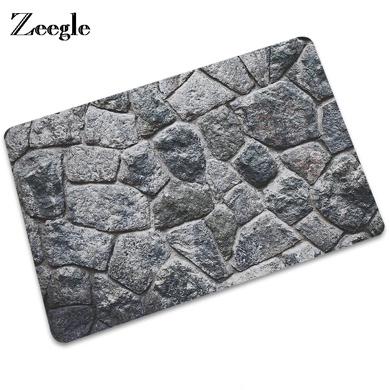 Zeegle Welcome Door Mats Carpet For Living Room Outdoor Rugs Non-slip Doormats Bedroom Carpets Bedside Rug Mat For Bathroom