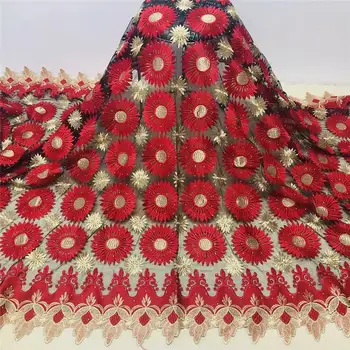 

2020 Latest French Nigerian Lace Fabrics High Quality Tulle African Lace Fabric Wedding Stones French Tulle Lace ! DF71021
