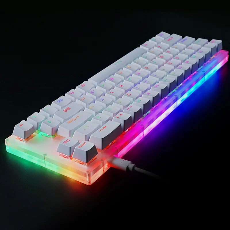 Womier 66 клавишная механическая клавиатура на заказ 65% PCB чехол с возможностью