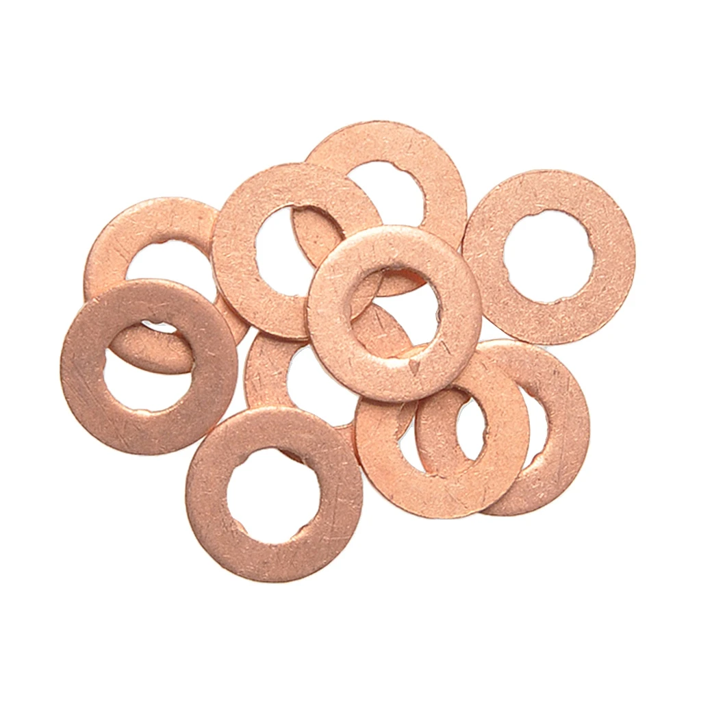 10pcs Diesel Fuel Injector Wedge Washer For S60 S80 V70 Xc90 2.4d 2.4d5 10pcs Diesel Fuel Injector Wedge Washer For S60 S80 V70 Xc90 2.4d 2.4d5